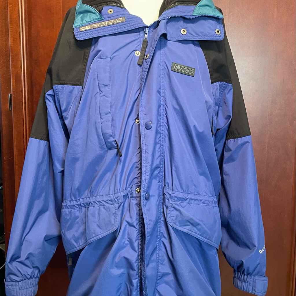 Cb Sports Lined Warm Big Men’s Ski Snow 2-Piece Jacket With Hood Xl